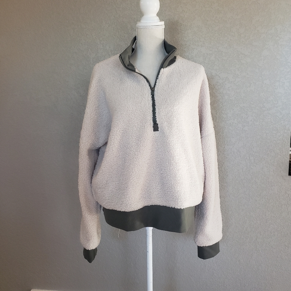 Fabletics Sherpa Half-Zip Jacket